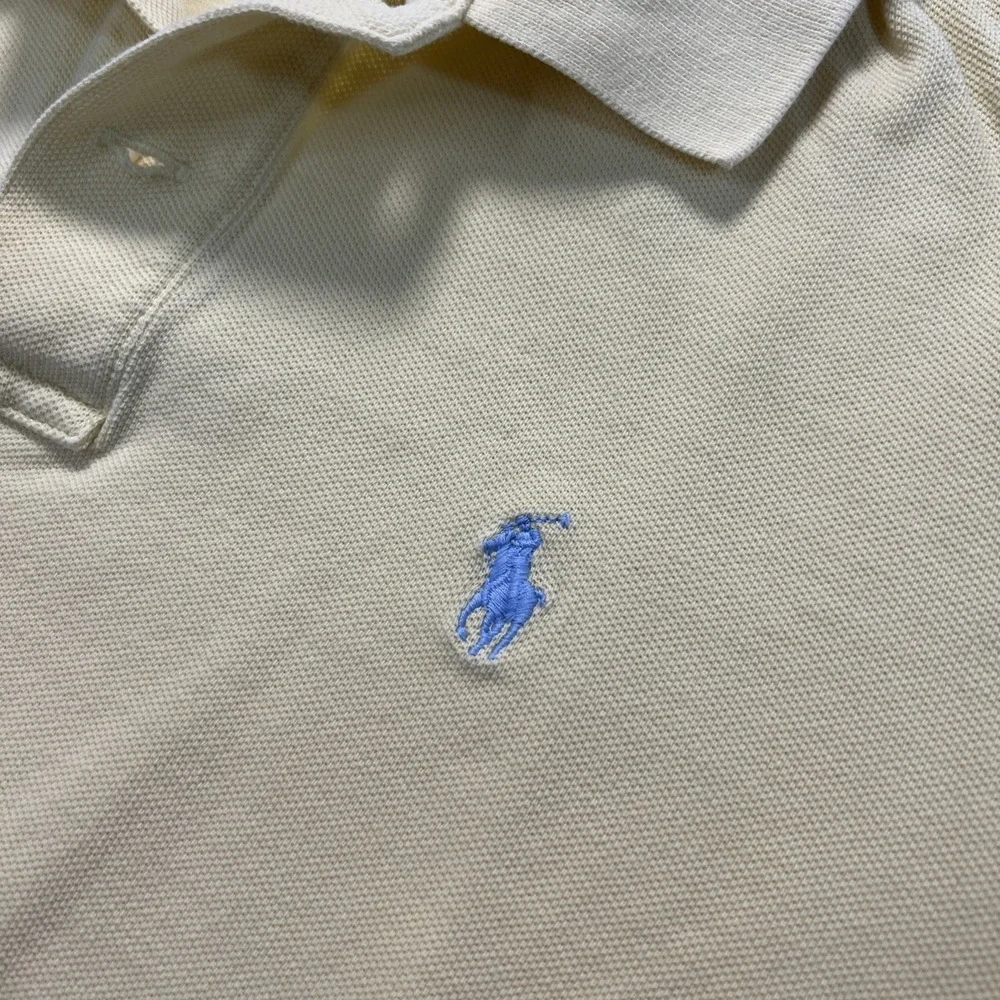 Ralph‎ Lauren Boys Size Large Classic Fit S/S Yellow Polo RN# 41381
